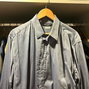 Dolce and gabbana men’s dress shirt size 17